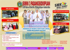 PPDB SMKN 3 Padangsidimpuan T.P. 2022-2023